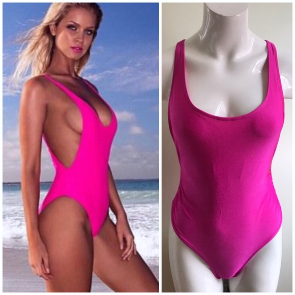 gabar Other - Vintage Gabar Neon Low Back Monokini Swimsuit